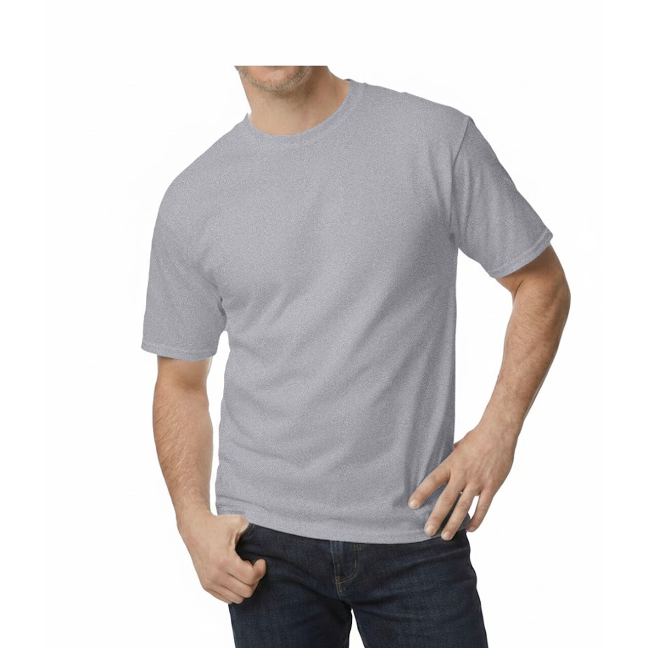 Gildan Ultra Cotton Men’s Tall T-Shirt, Classic Fit Basic Tee, 6 oz. 100% Cotton